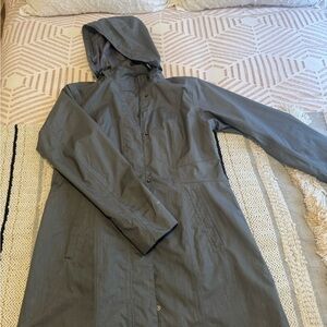 Eddie Bauer Gray Raincoat - size medium